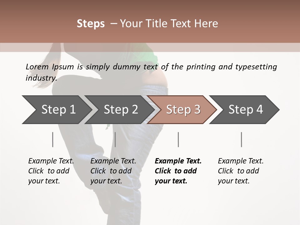 Flexibility Fitness One PowerPoint Template