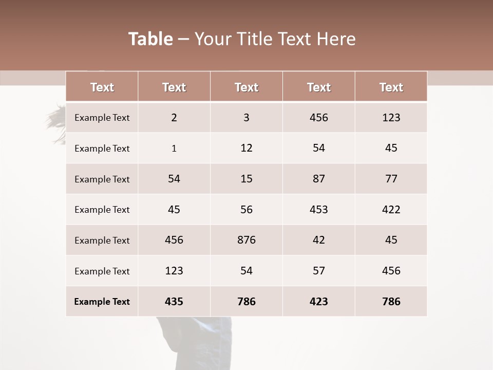 Flexibility Fitness One PowerPoint Template