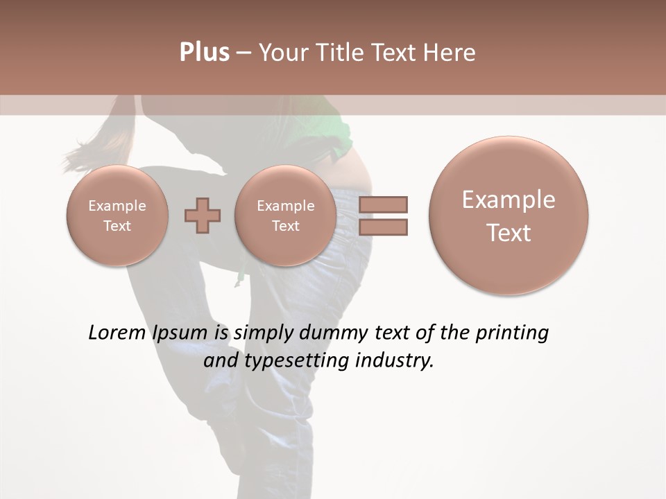 Flexibility Fitness One PowerPoint Template