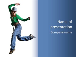 Dancer Modern Fly PowerPoint Template