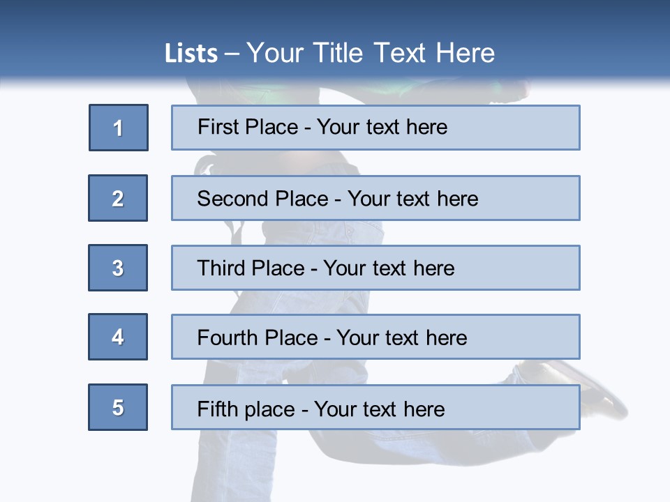 Dancer Modern Fly PowerPoint Template