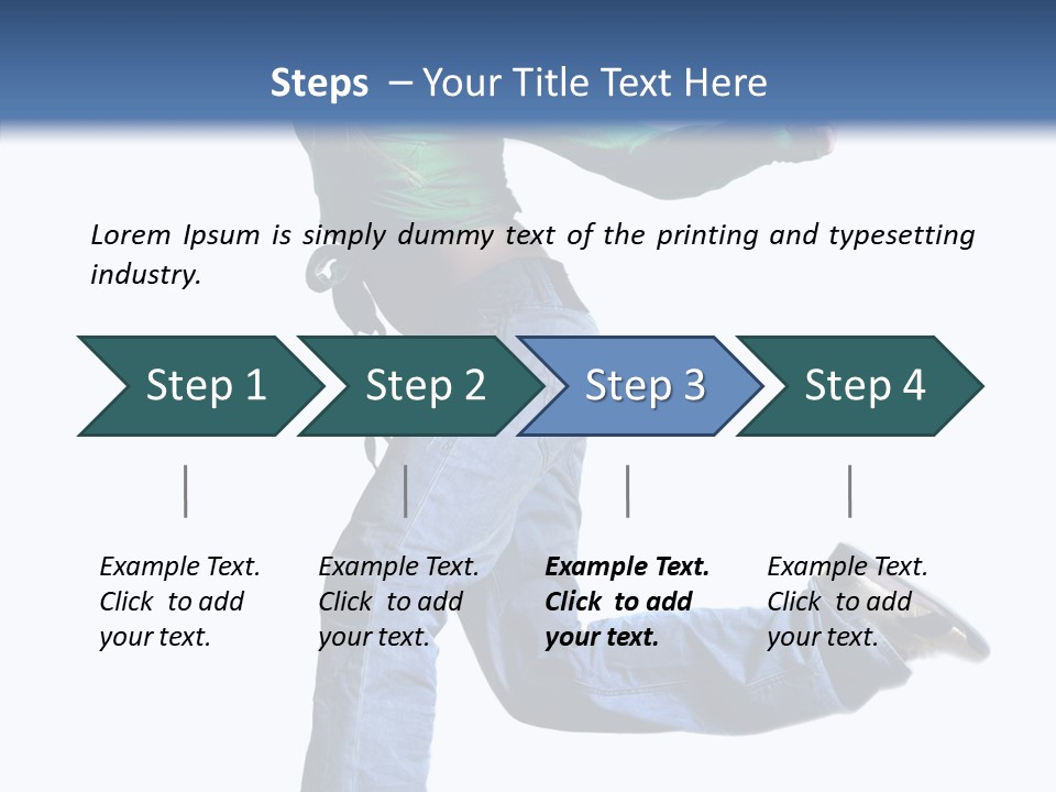Dancer Modern Fly PowerPoint Template
