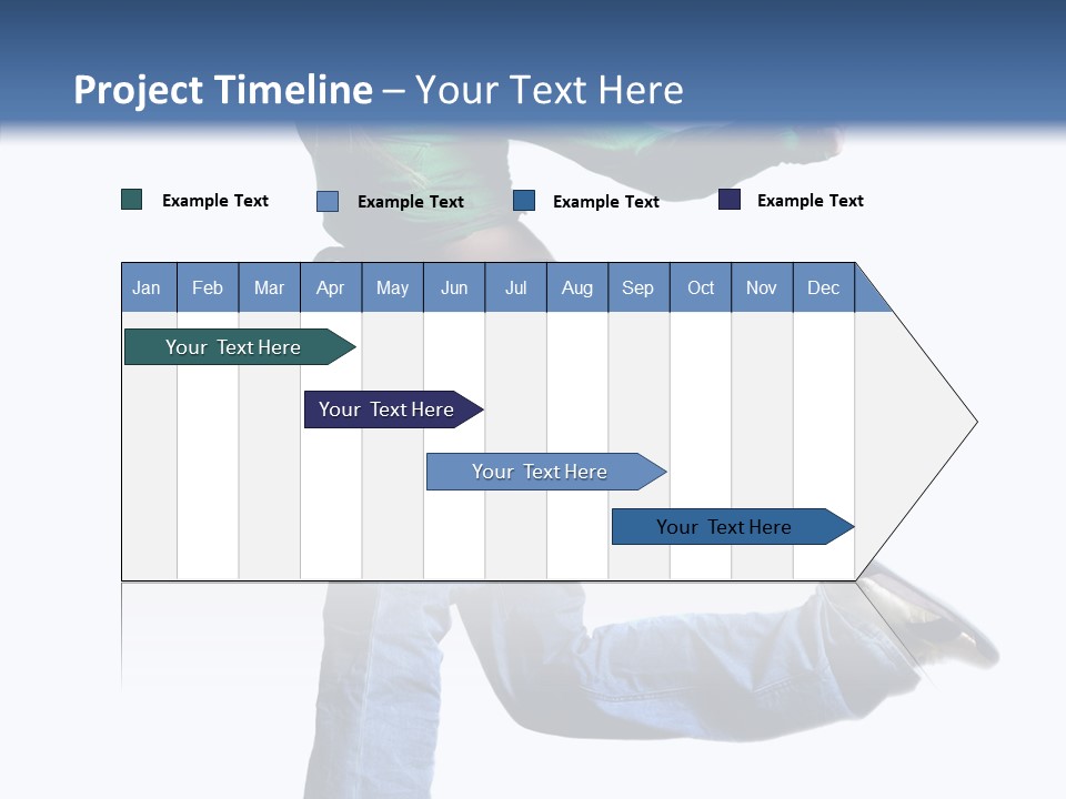 Dancer Modern Fly PowerPoint Template