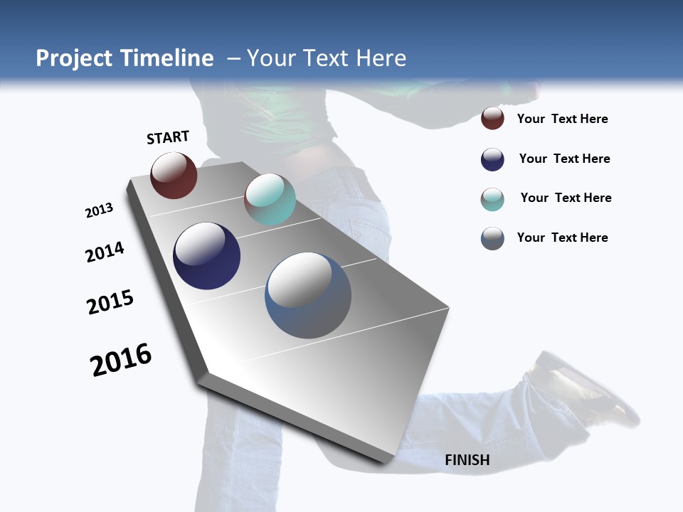 Dancer Modern Fly PowerPoint Template