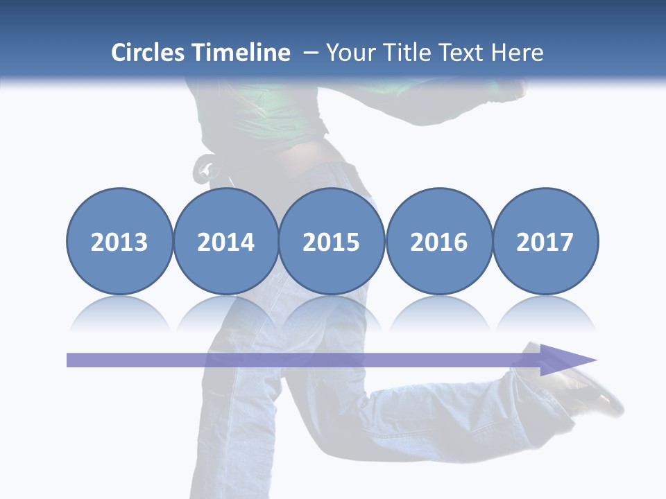 Dancer Modern Fly PowerPoint Template