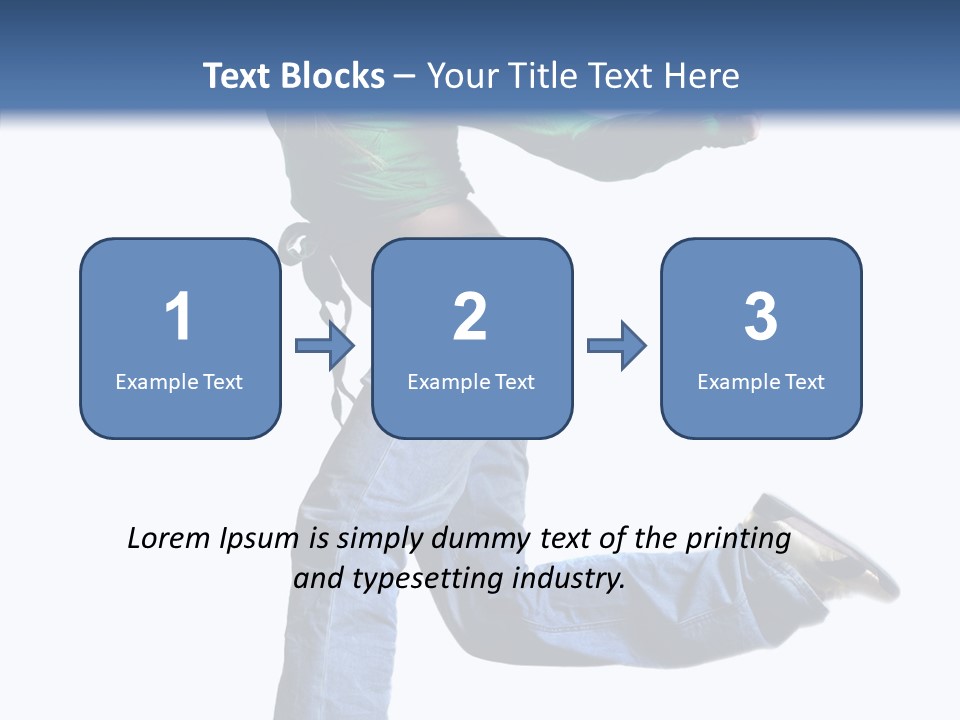 Dancer Modern Fly PowerPoint Template