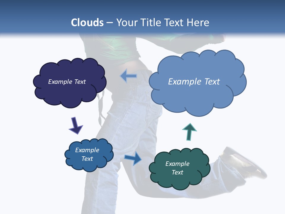 Dancer Modern Fly PowerPoint Template