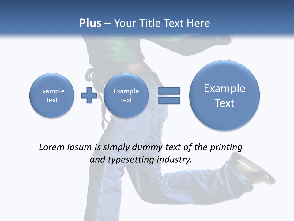 Dancer Modern Fly PowerPoint Template