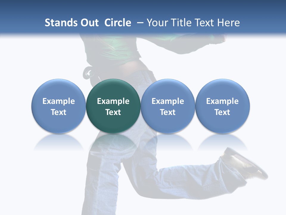 Dancer Modern Fly PowerPoint Template