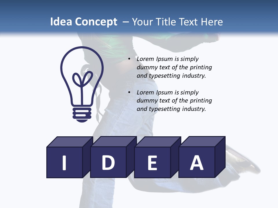 Dancer Modern Fly PowerPoint Template