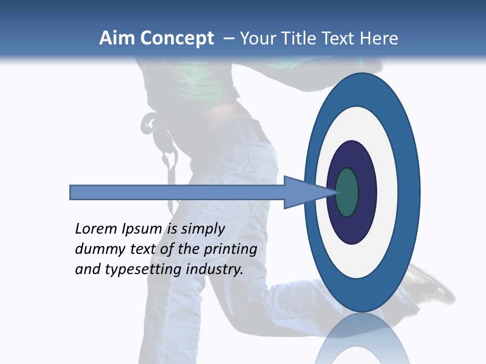 Dancer Modern Fly PowerPoint Template