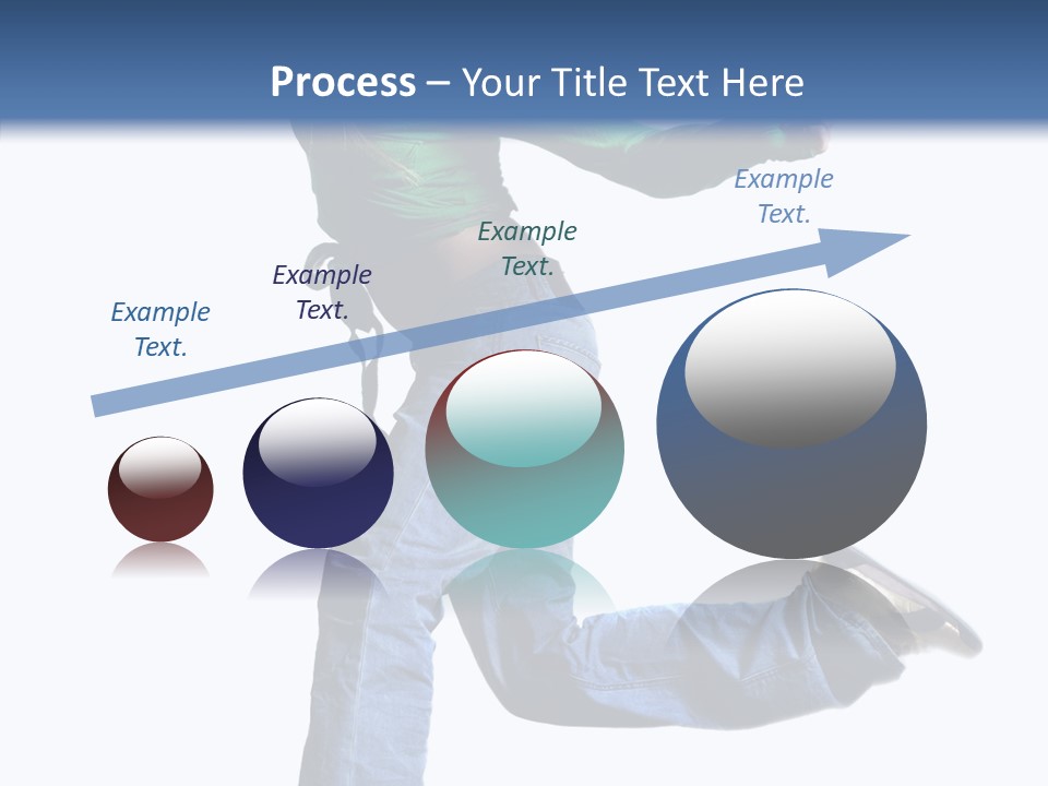 Dancer Modern Fly PowerPoint Template