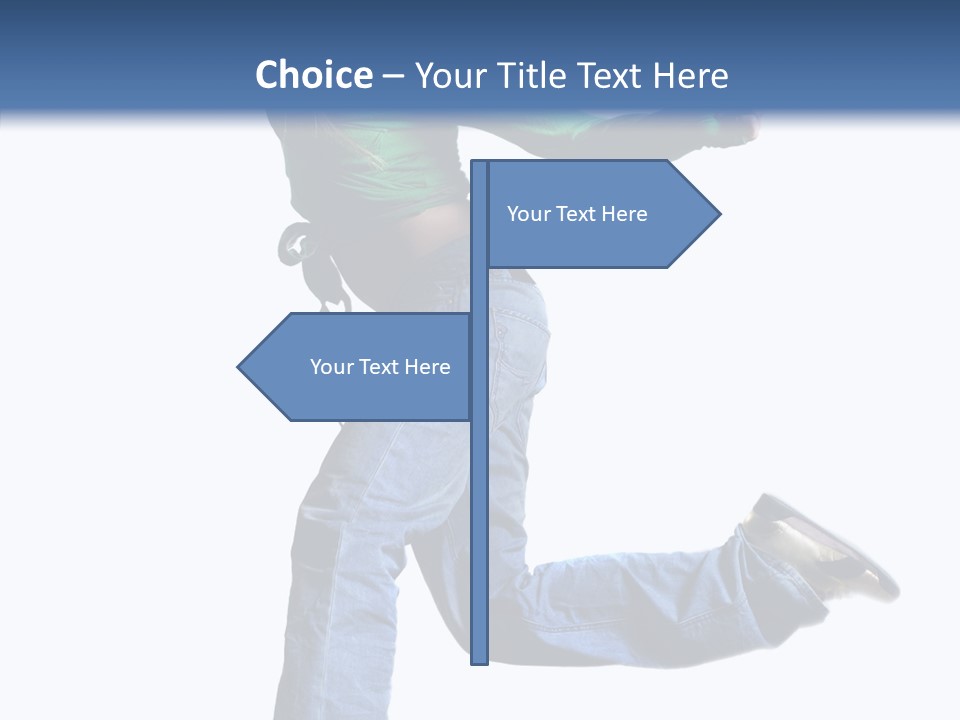 Dancer Modern Fly PowerPoint Template