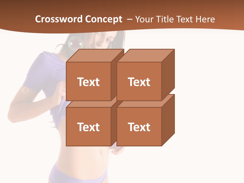 Face Cute Panties PowerPoint Template