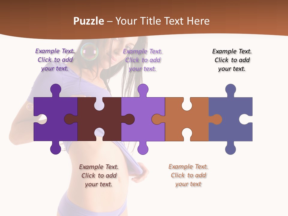 Face Cute Panties PowerPoint Template