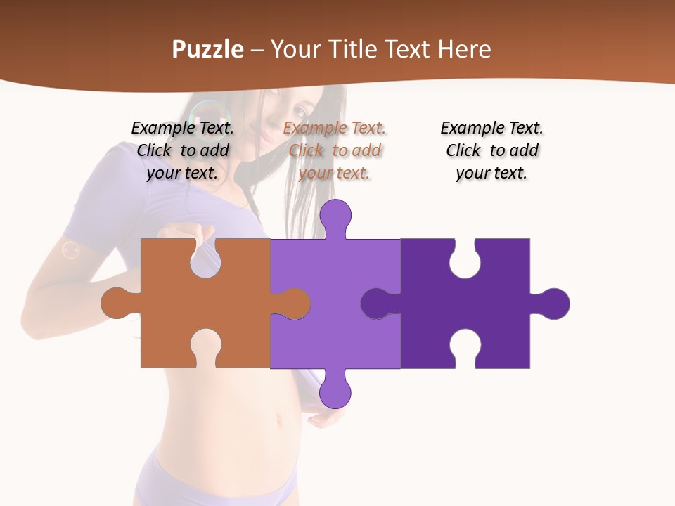 Face Cute Panties PowerPoint Template