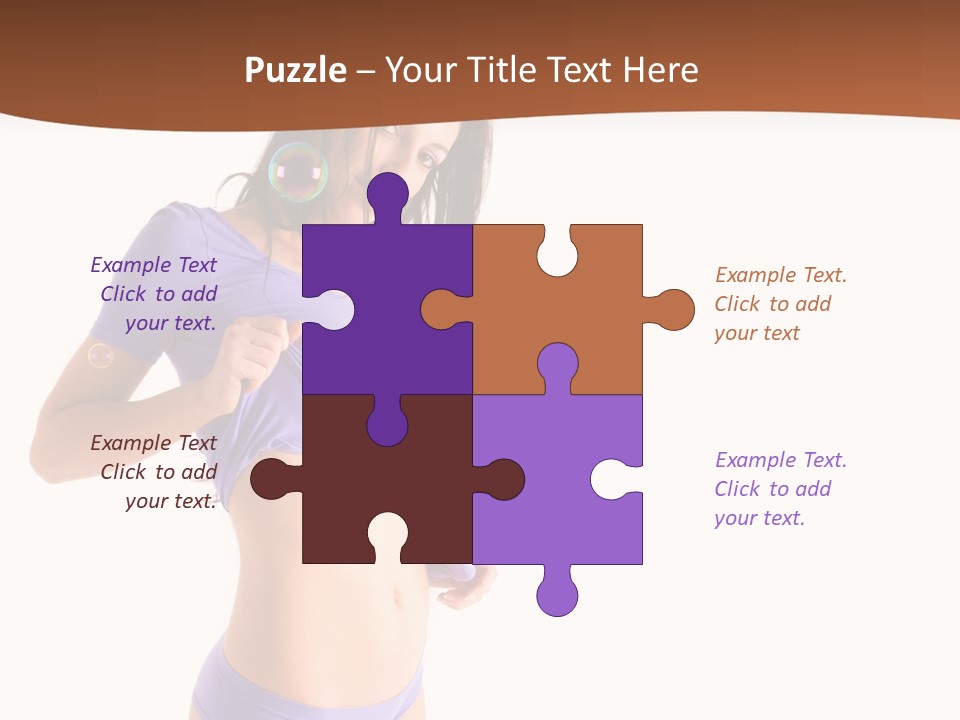 Face Cute Panties PowerPoint Template