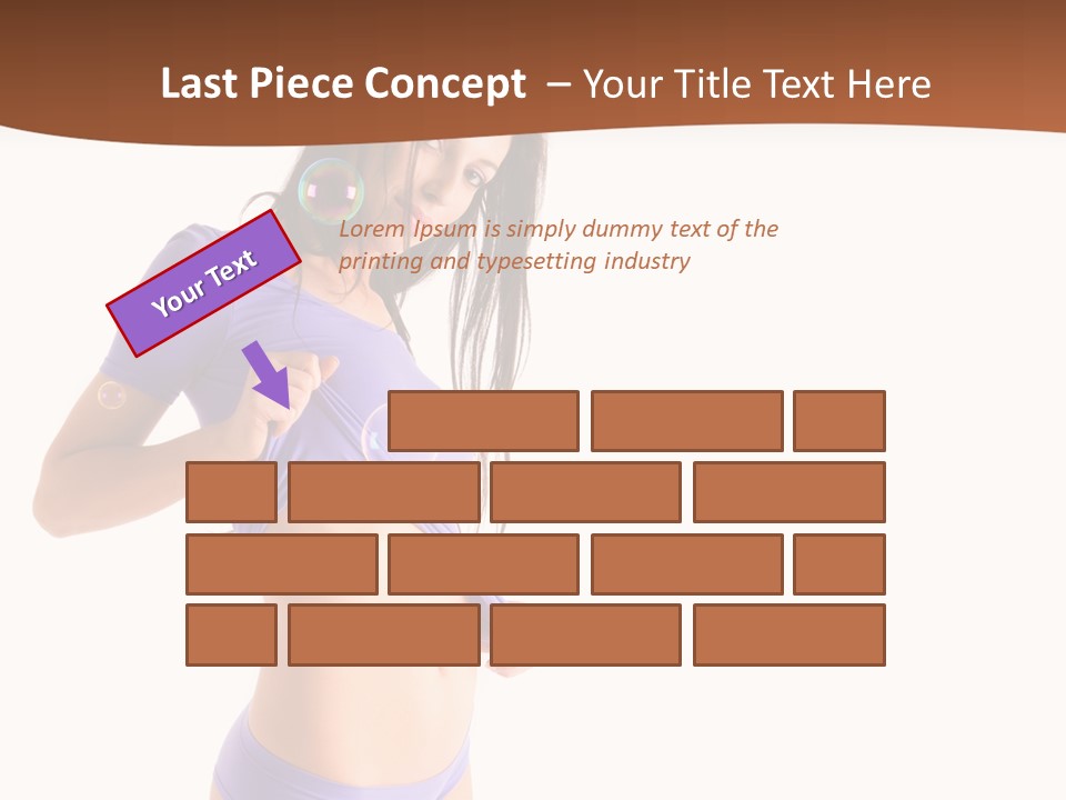 Face Cute Panties PowerPoint Template