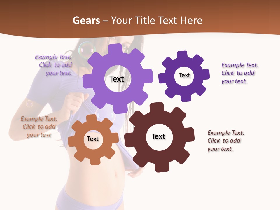 Face Cute Panties PowerPoint Template