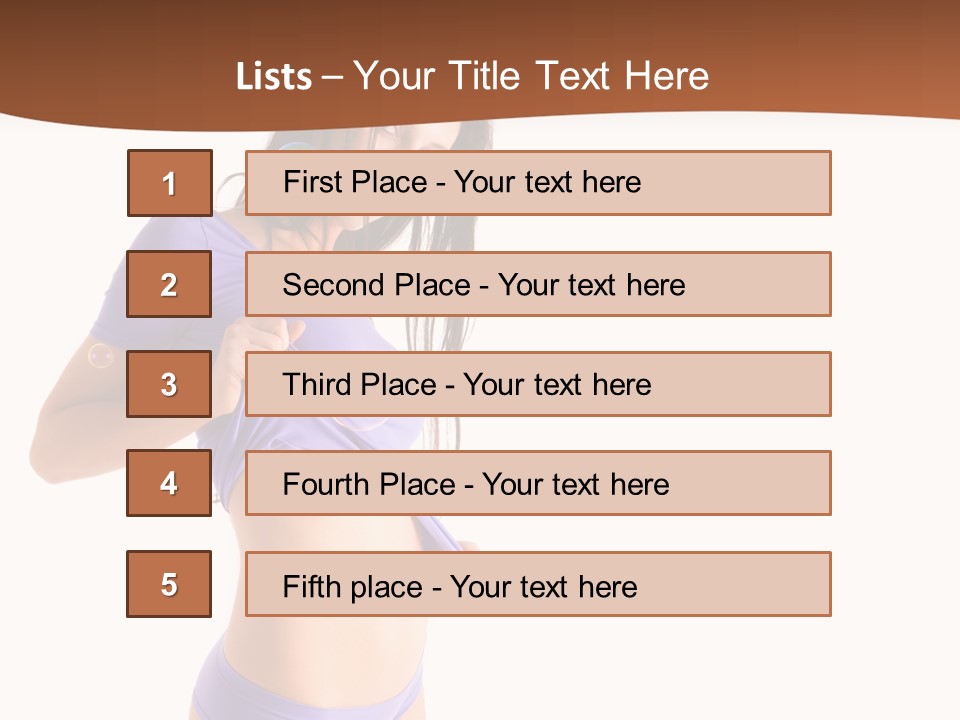 Face Cute Panties PowerPoint Template