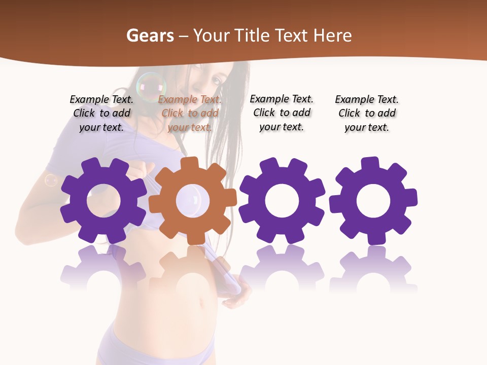 Face Cute Panties PowerPoint Template