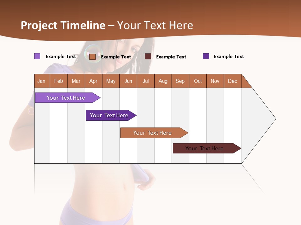 Face Cute Panties PowerPoint Template