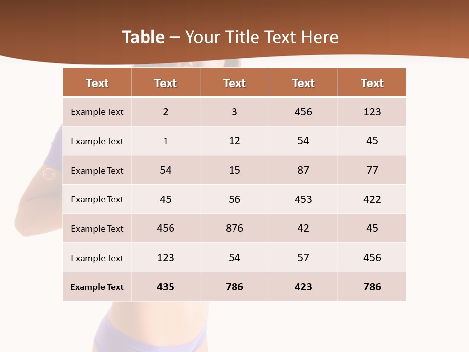 Face Cute Panties PowerPoint Template