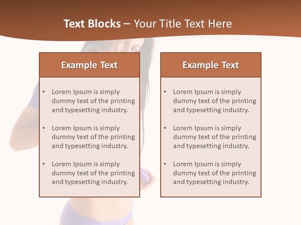 Face Cute Panties PowerPoint Template