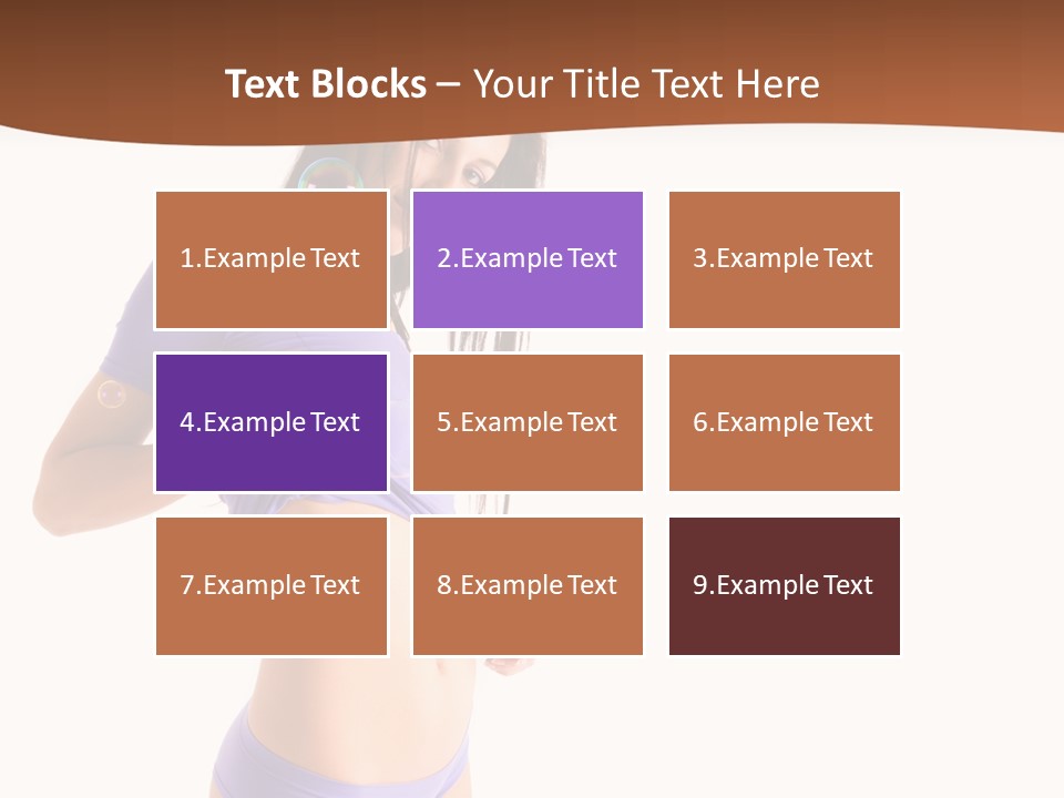 Face Cute Panties PowerPoint Template