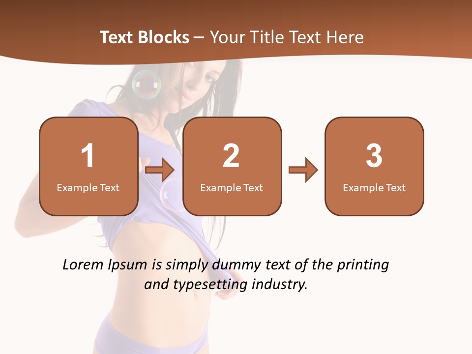 Face Cute Panties PowerPoint Template