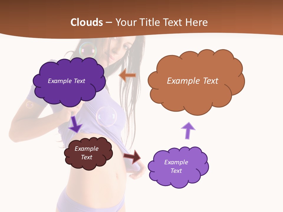 Face Cute Panties PowerPoint Template