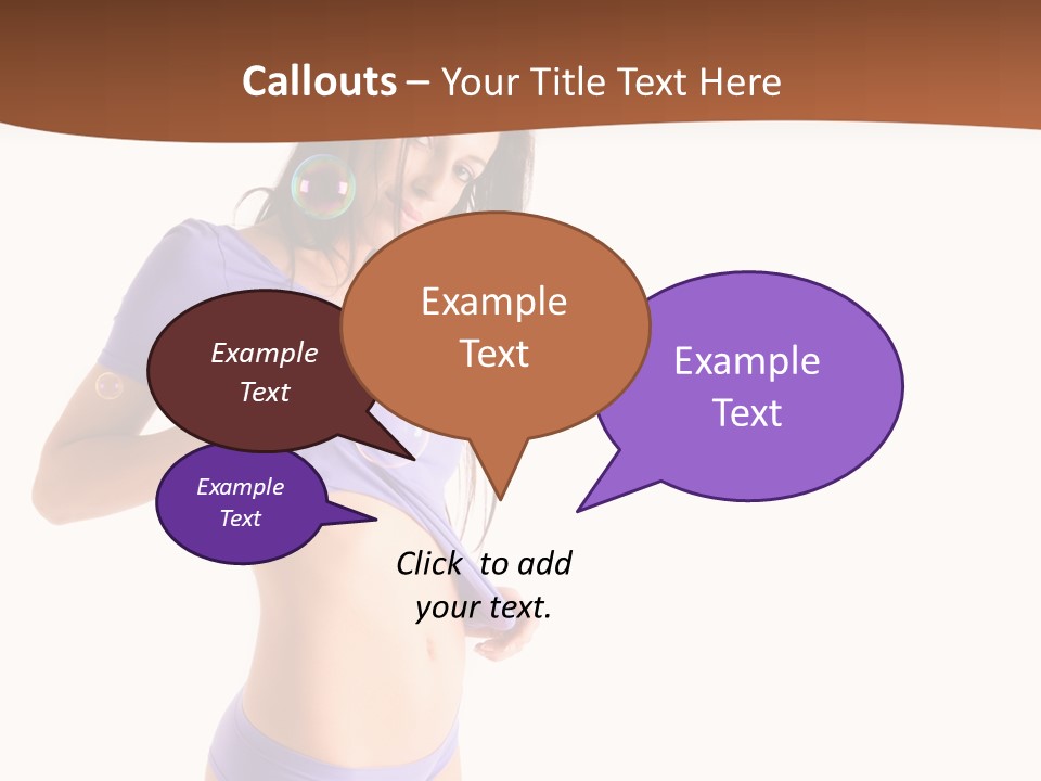 Face Cute Panties PowerPoint Template