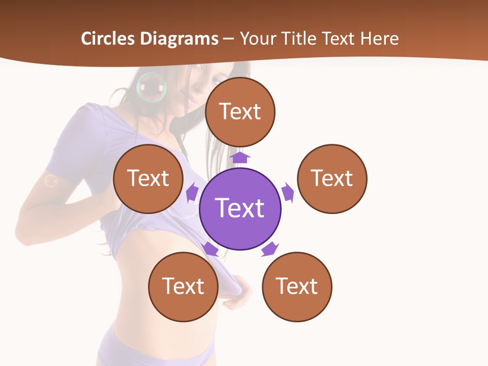 Face Cute Panties PowerPoint Template