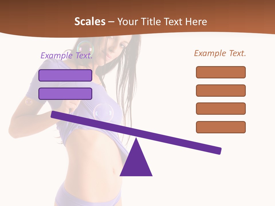 Face Cute Panties PowerPoint Template