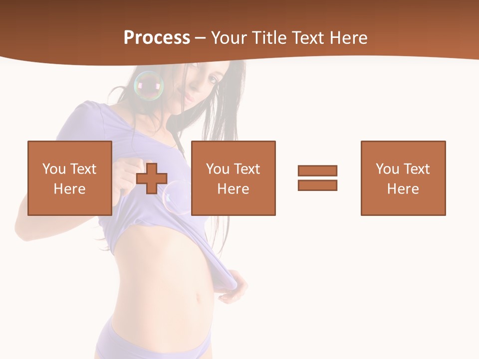Face Cute Panties PowerPoint Template