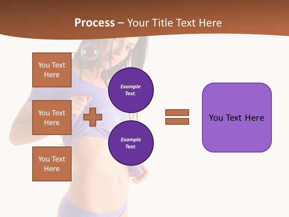 Face Cute Panties PowerPoint Template