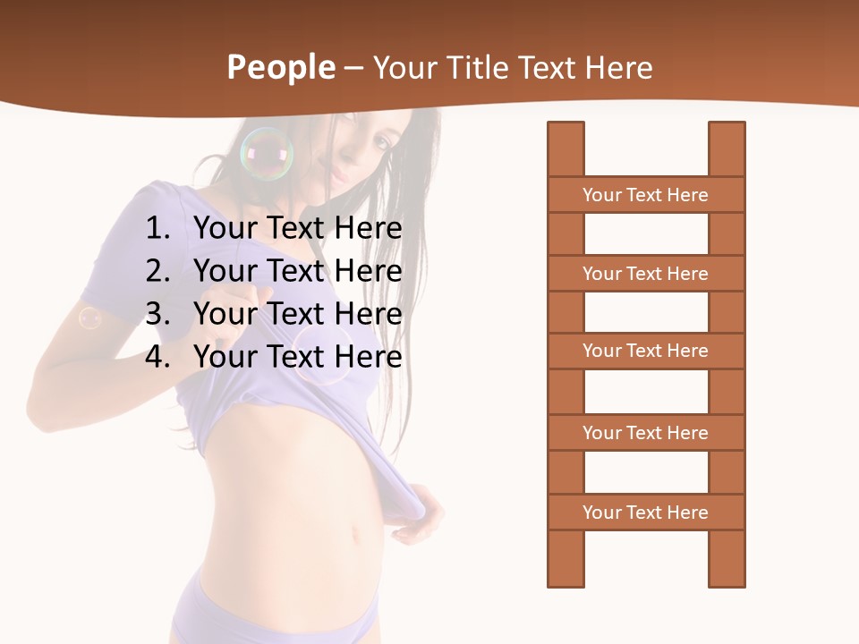 Face Cute Panties PowerPoint Template