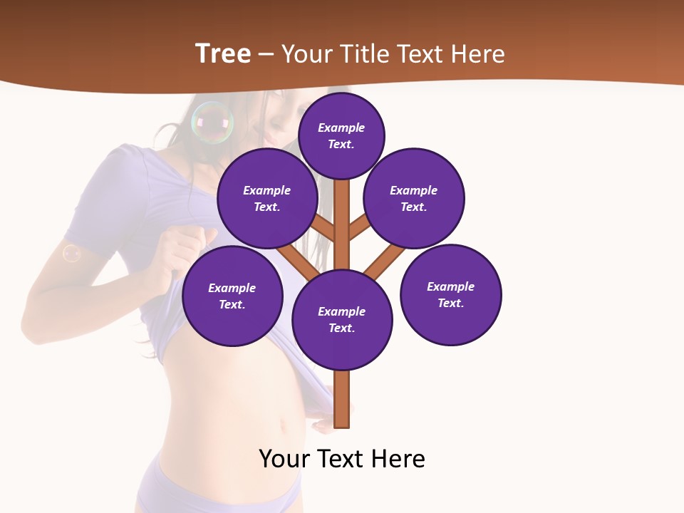 Face Cute Panties PowerPoint Template