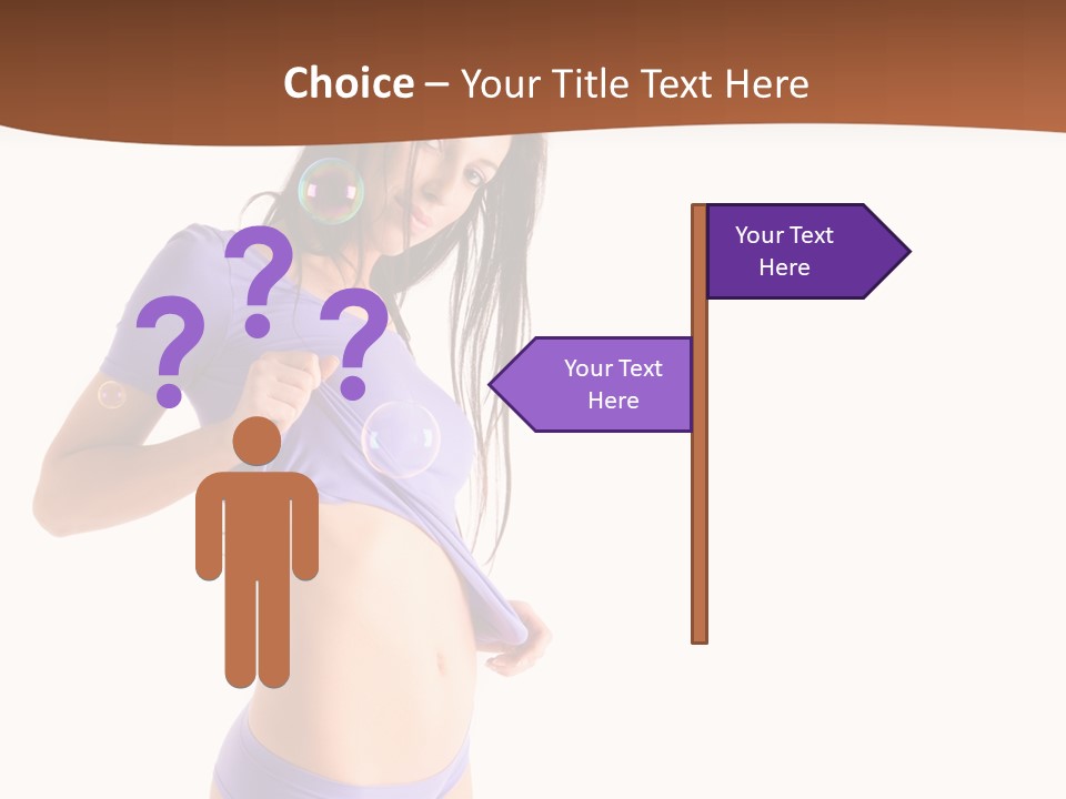 Face Cute Panties PowerPoint Template