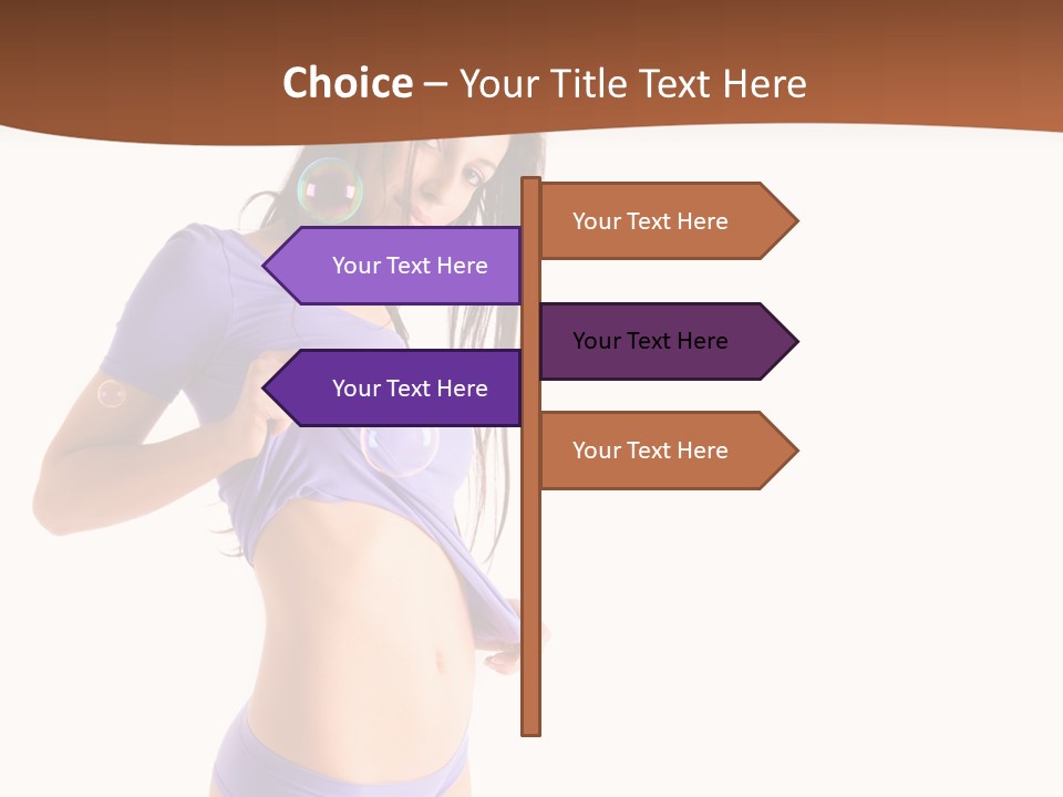 Face Cute Panties PowerPoint Template