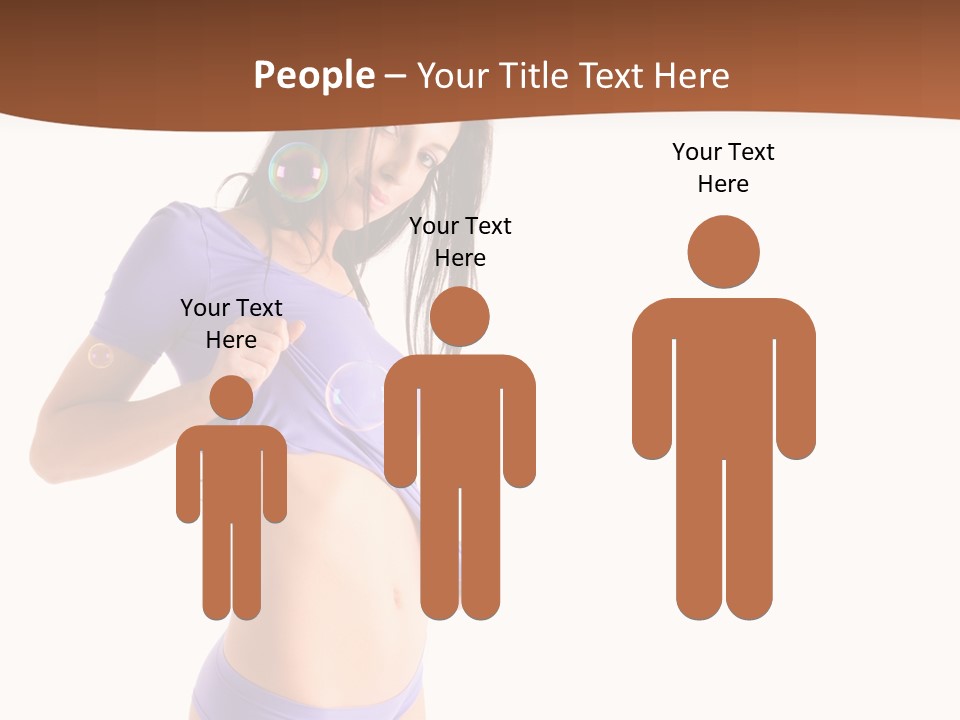 Face Cute Panties PowerPoint Template