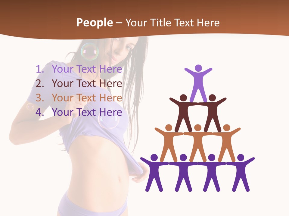 Face Cute Panties PowerPoint Template