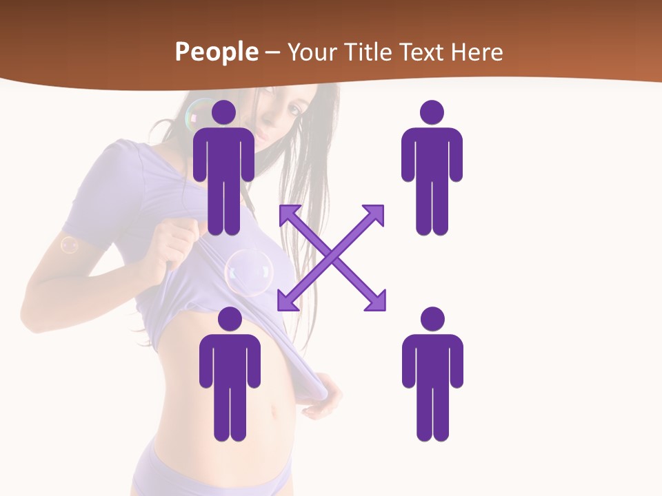 Face Cute Panties PowerPoint Template