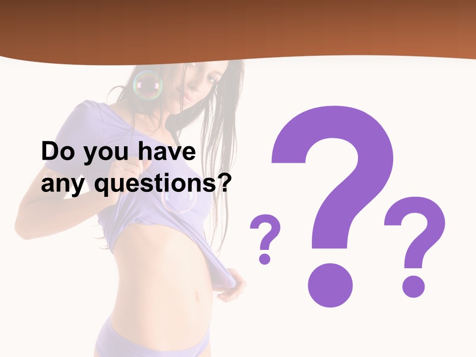 Face Cute Panties PowerPoint Template