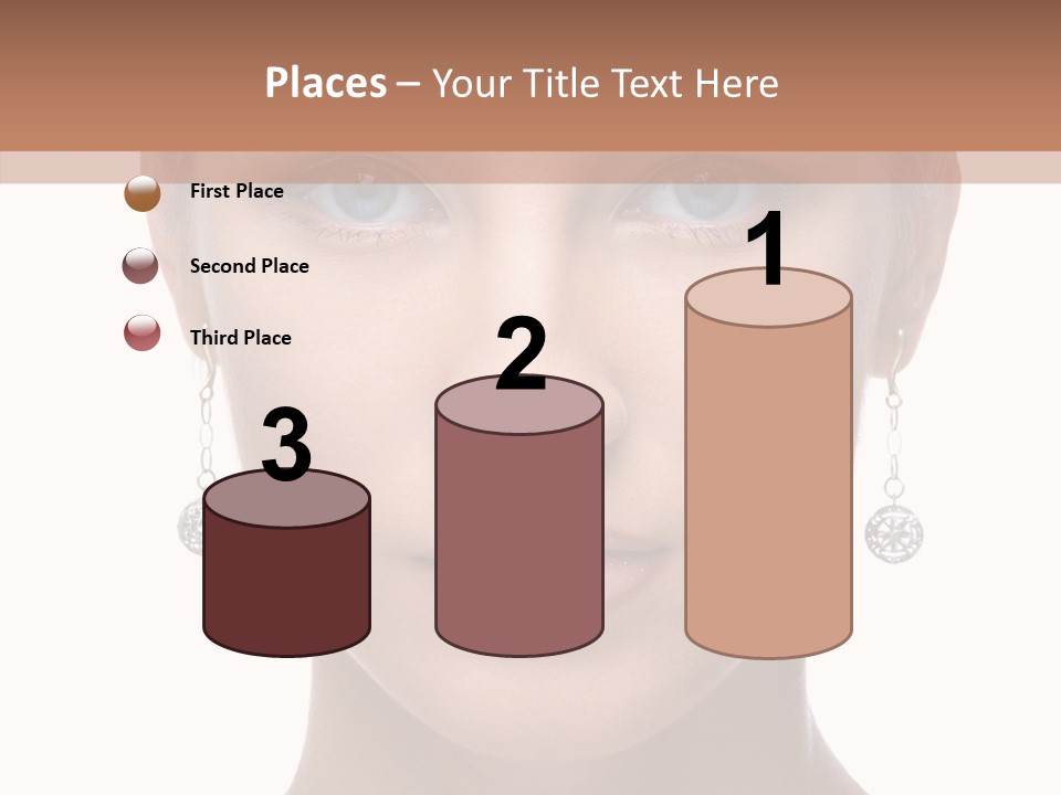 Girls Make Up Beautiful PowerPoint Template