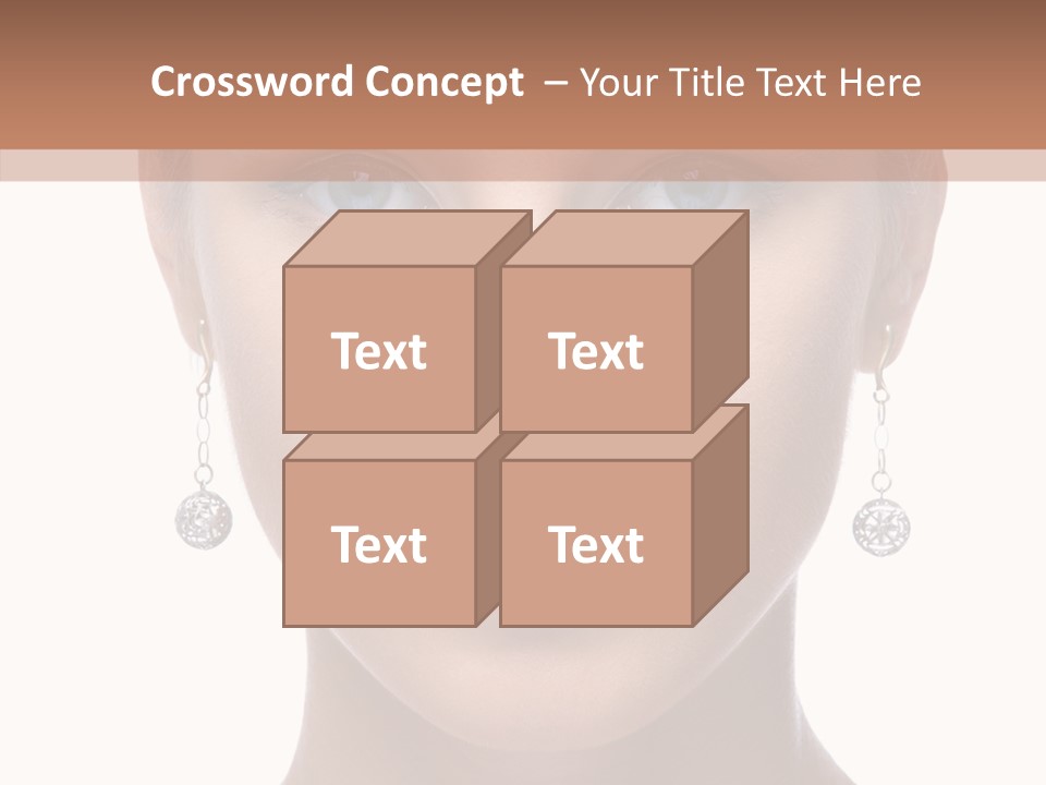 Girls Make Up Beautiful PowerPoint Template