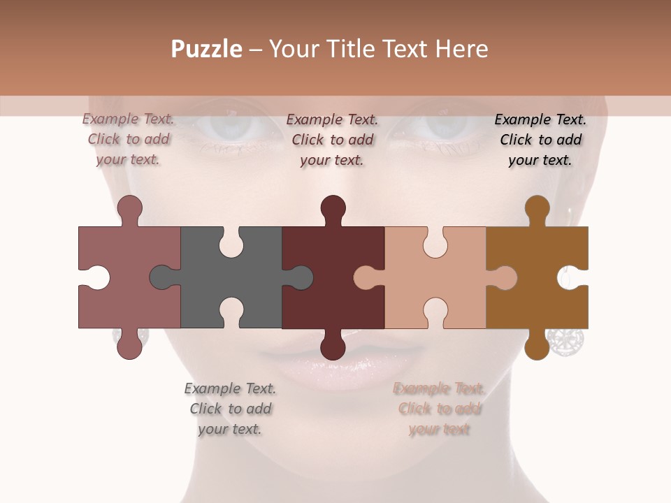 Girls Make Up Beautiful PowerPoint Template