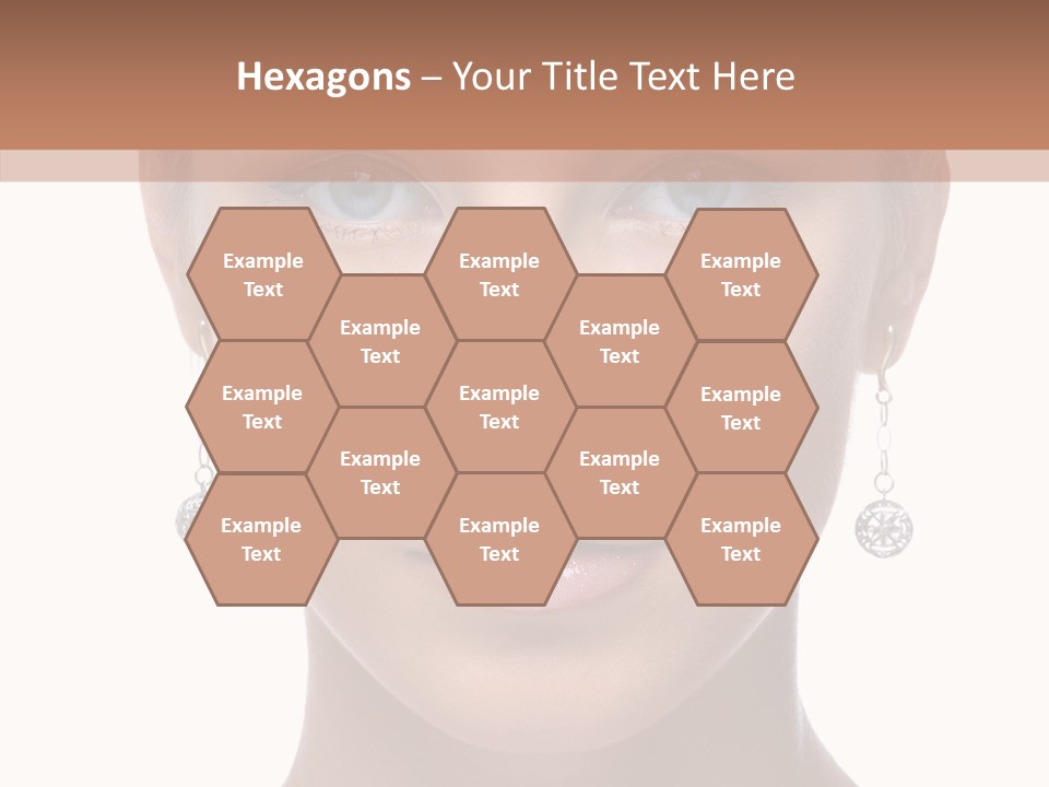 Girls Make Up Beautiful PowerPoint Template