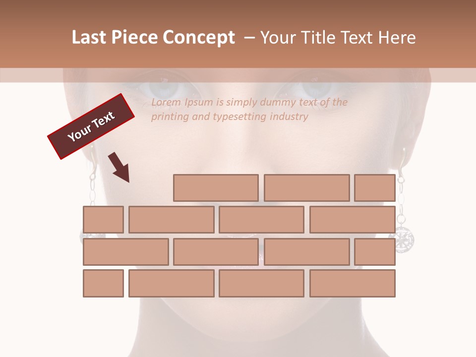 Girls Make Up Beautiful PowerPoint Template