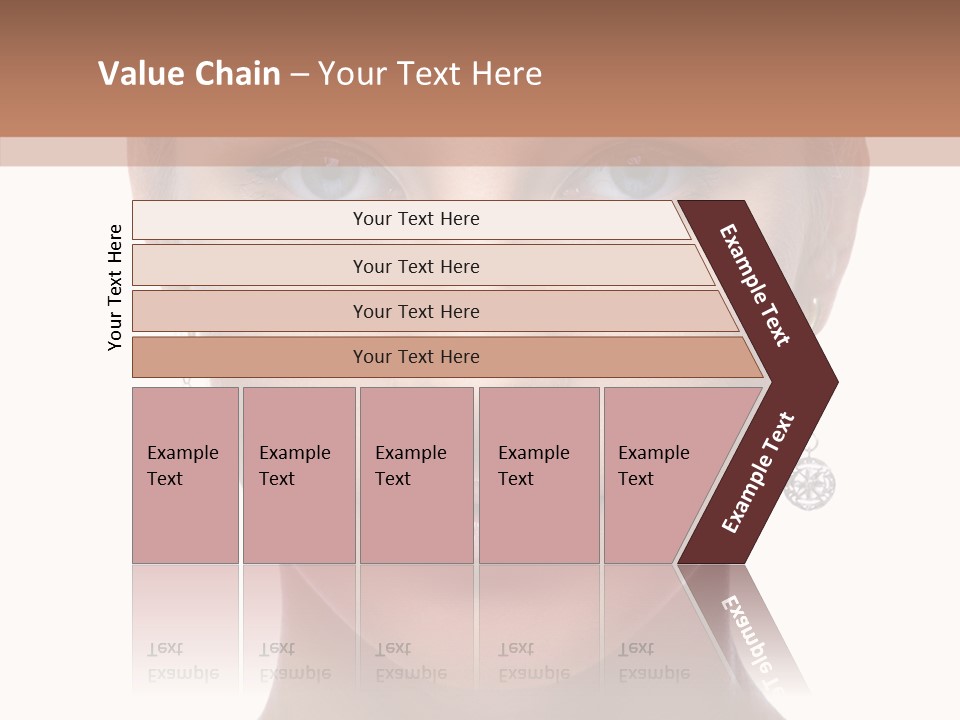 Girls Make Up Beautiful PowerPoint Template